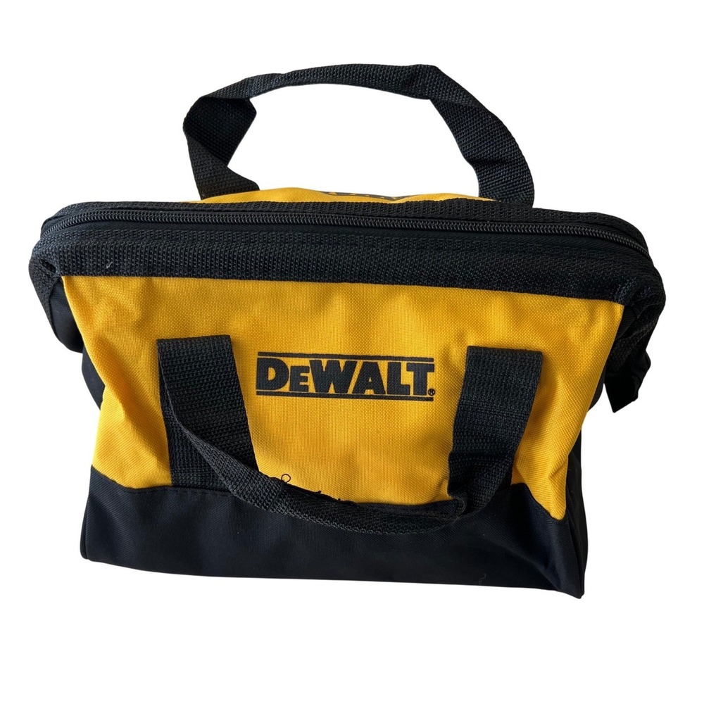 DeWalt‎ Yellow Black Tool Bag Organizer Heavy Duty Work Gear Storage